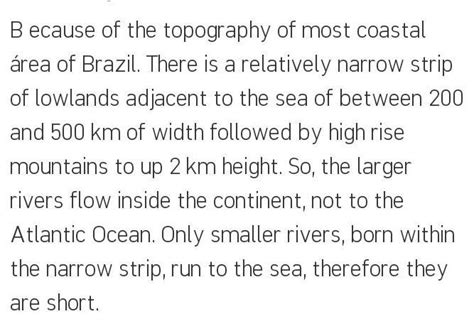 Why are coastal rivers short flowing - Brainly.in