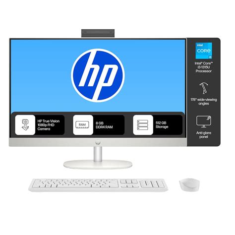 HP AIO, 13th Gen Intel Core i3-1315U,(8GB DDR4,512GB SSD) 300 nits ...