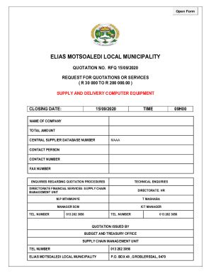 Fillable Online RFQ STATIONERY COPORATE.pdf Fax Email Print - pdfFiller