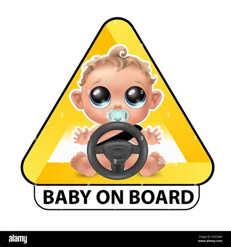 Baby on board sticker hi-res stock photography and images - Alamy