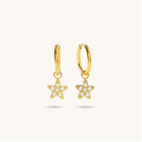 Star Huggies - 18K Gold Plated – Elinor Jewels