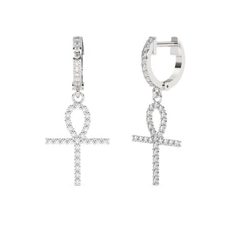 Ankh Cross Earrings – Zillionaireindia