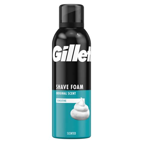 Gillette Classic Sensitive Shave Foam, For Sensitive Skin, 200ml - One Stop