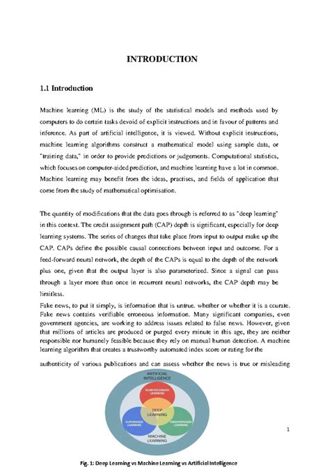 Report - nunumm - 1 INTRODUCTION 1 Introduction Machine learning (ML ...