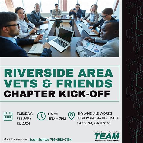 Riverside Area Vets & Friends Chapter Kick-Off, Skyland Ale Works ...