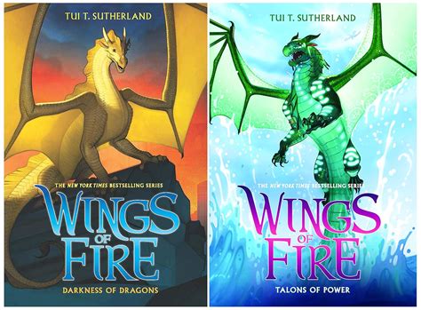 Buy Wings of Fire #10: Darkness of Dragons & Wings of Fire #09: Talons ...