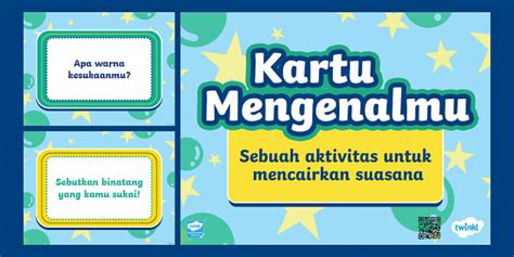 Ice Breaking Kartu Mengenalmu: Kegiatan Hari Pertama Sekolah