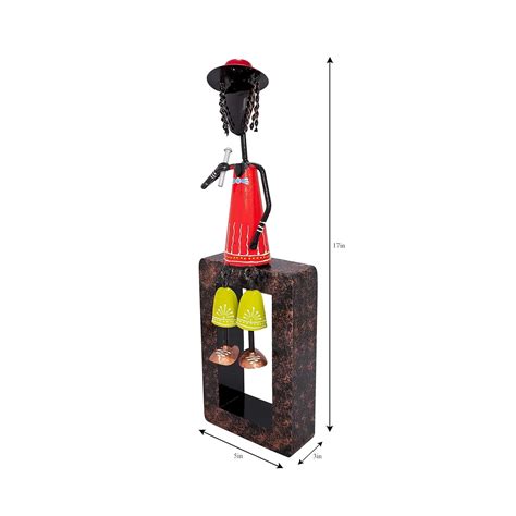 Red Music Instrument Player Figurine – Ritwikas