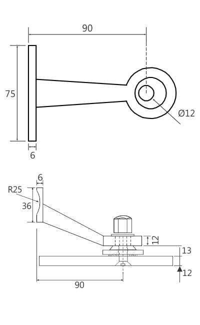 ENOX Glass Spider Fitting ESPIDER - 009 | Enox India