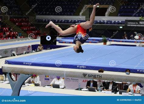 Artistic Gymnastics - Balance Beam Editorial Image - Image of power ...