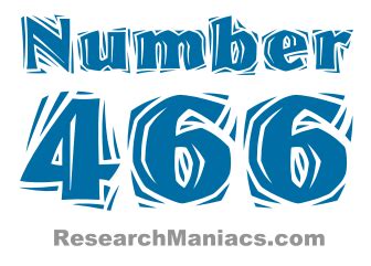 466 — четыреста шестьдесят шесть. натуральное четное число. в ряду ...