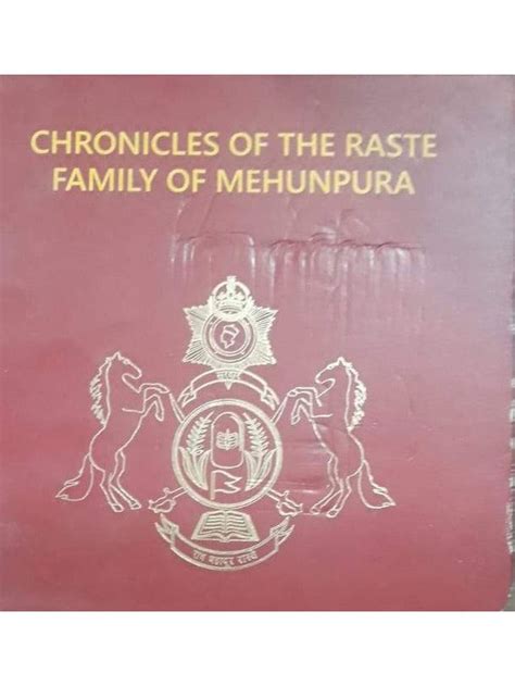 Chronicles of the Raste Family of Mehunpura – Inspire Bookspace