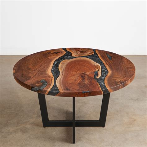 Walnut River Dining Table No. 556 | Elko Hardwoods | Modern Live Edge ...