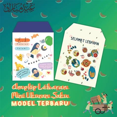Jual 10 Amplop Lebaran Kecil Unik - Amplop Angpao - Angpao Karakter ...