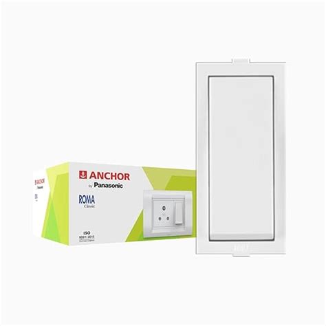 Anchor by Panasonic Roma Classic 20A 1 Way Switch for Electric Board ...