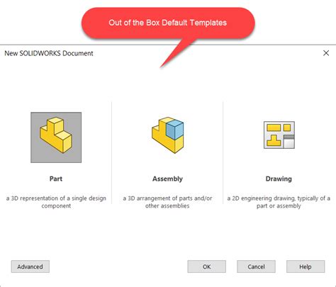 Creating Templates in SolidWorks 的图像结果