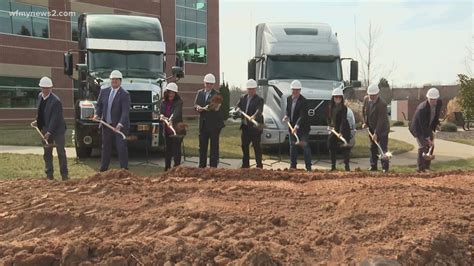 Volvo breaks ground on new facility in Greensboro | wfmynews2.com