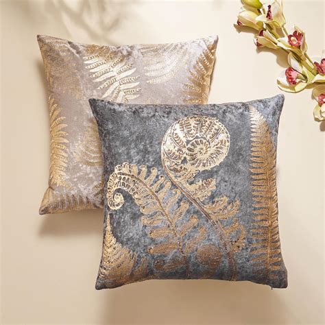 Buy Eternity Vivere Foil Printed Filled Cushion - 40x40cm from Home ...