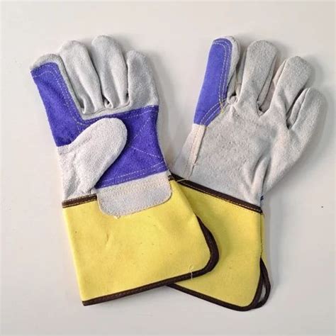 Industrial Leather Hand Gloves - Red Leather Gloves Wholesale ...