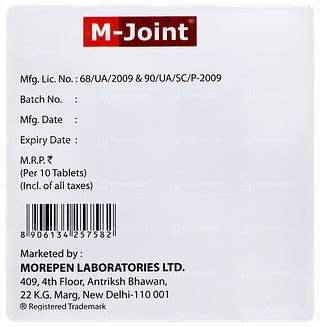 M Joint | Order M Joint Tablet Online at Truemeds