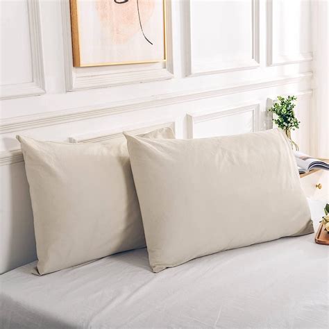 Amazon.com: NEXHOME PRO 100% Organic Cotton Standard Pillowcase Set of ...