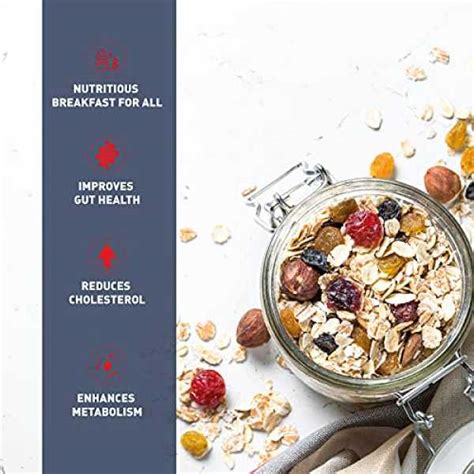 MuscleBlaze Probiotic Oats, Healthy Breakfast Cereal for Better ...
