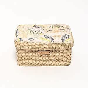 Habere India-All the Cultures Fabricating India Storage Basket with lid ...