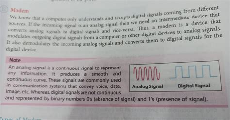 What is the function of modem? = It helps to translate the digital ...