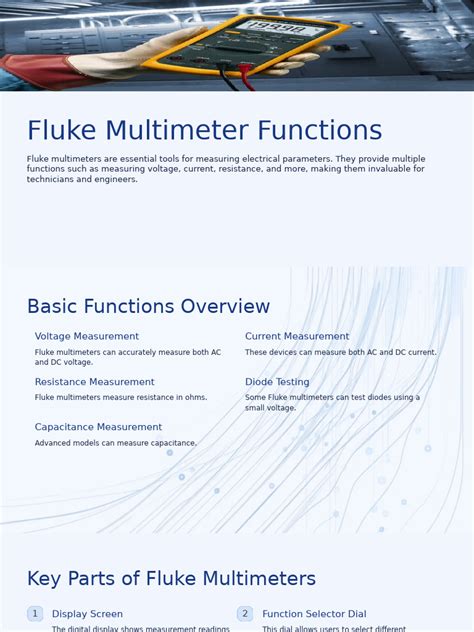 Image result for fluke multimeter functions