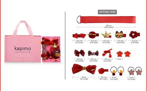 Buy KAPIMO Fancy Hair Clips for Baby Girls Toddlers Assorted Stylish ...