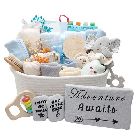 Amazon.com : 27-Piece Baby Shower Gifts for Boys, Newborn Essentials ...