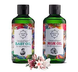 Amazon.in: Buy Nature's Veda Ayurvedic Dasapushpam Mom & Baby Care Oil ...