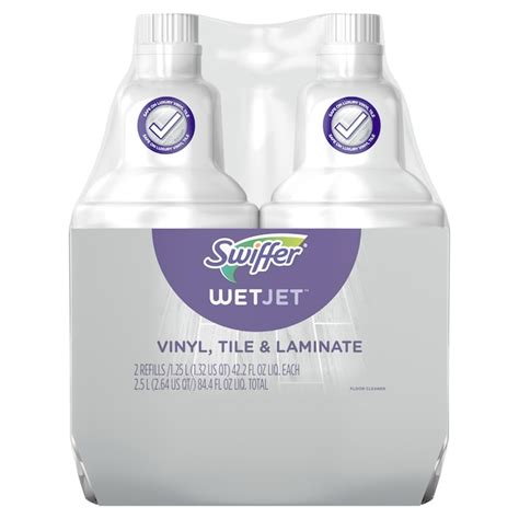 Swiffer WetJet Vinyl, Tile and Laminate 42.2-oz Original Liquid Floor ...