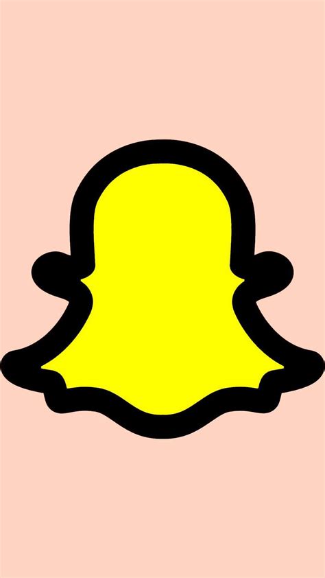 Download Snapchat Logo Yellow Ghost Wallpaper | Wallpapers.com
