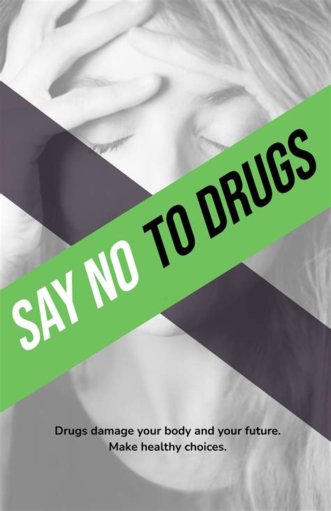 Free Drug Awareness Poster Templates to Edit Online