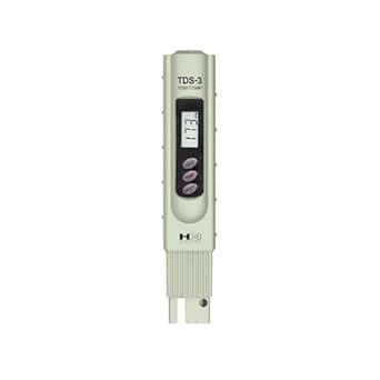 HM DIGITAL TDS Meters TDS-3 Handheld Temperature TDS (PPM) Tester, 0 ...