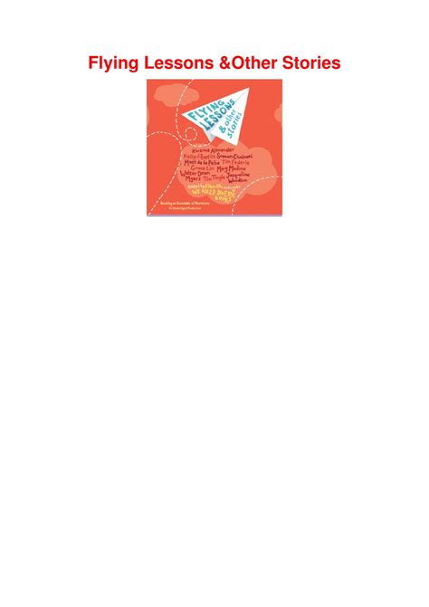 Image result for Flying Lessons Book