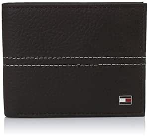 Buy Tommy Hilfiger Toneyrun 100% Leather Slimfold Wallet for Men ...
