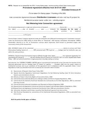 Fillable Online Can an agreement take retrospective effect if the stamp ...