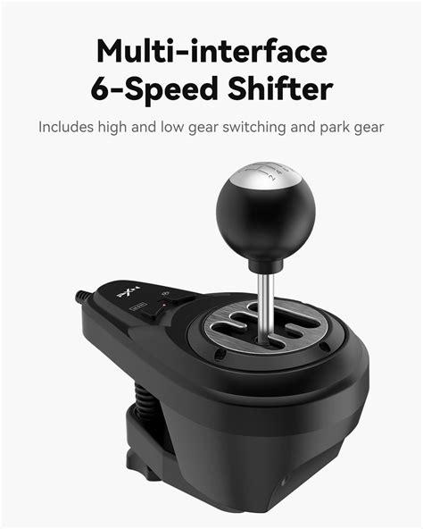 Buy PXN V10 Force Feedback Gaming Racing Wheel with Magnetic Pedals and ...