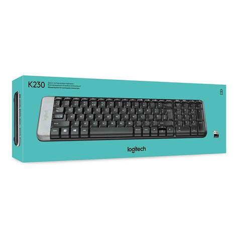Logitech K230 Compact Wireless Keyboard for Windows, 2.4GHz Wireless ...