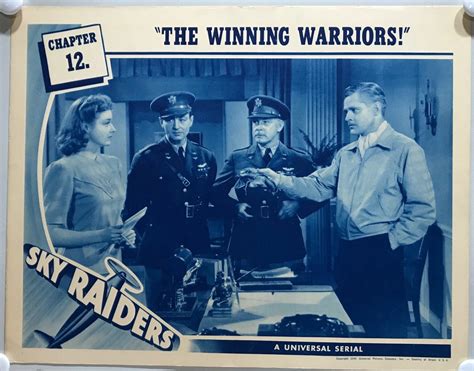 ORIGINAL SERIAL LOBBY CARD - SKY RAIDERS (b) - 1941 – scene card - Ch ...