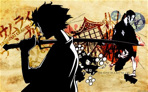 Samurai Champloo HD: Epic Anime Sword Duel Wallpaper