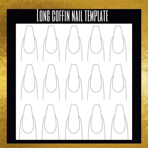 Blank Nail Template