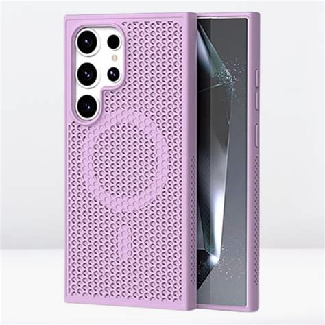 Mesh Magnetic Lattice Heat Dissipation Case for Samsung Galaxy S24 Ult ...