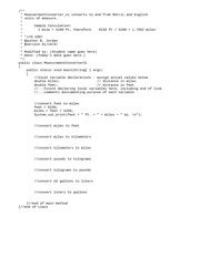 Image result for Java Metric Converter