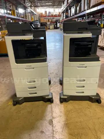 Lexmark MX810de Laser Multifunction Printers - lot of 2 | AllSurplus