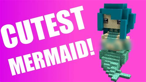 Minecraft Mermaid Statue Tutorial 的图像结果