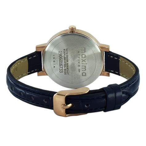 Maxima ATTIVO Women Dark Blue Dial Analogue Watch - O-57092LMLR