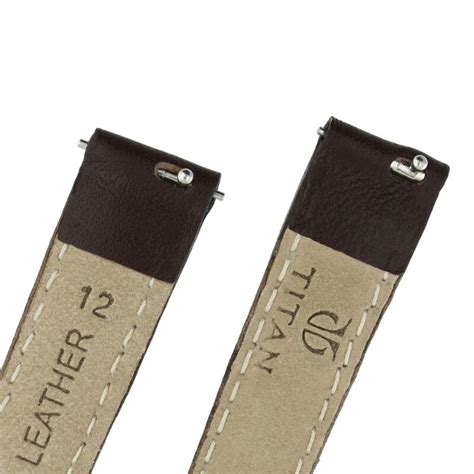Buy Online 12 mm Brown Genuine Leather Strap for Women - nf101011012sq ...